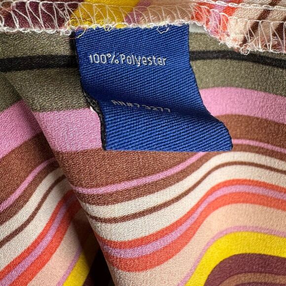 Beautiful colors striped top size large - Picture 5 of 6